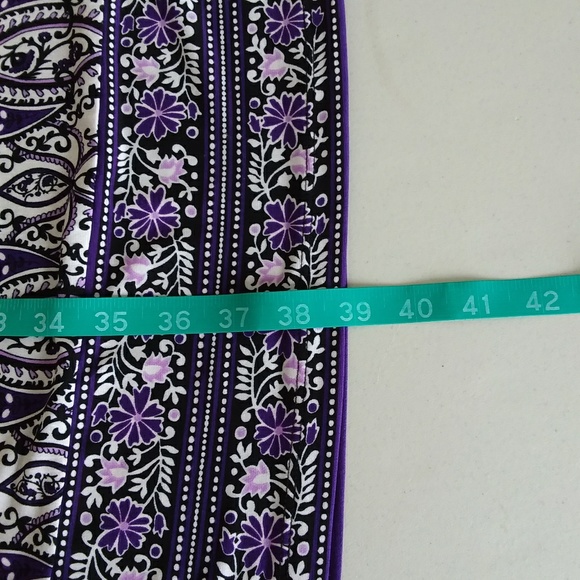 ☆☆ SOLD☆☆ Apt. 9 Purple Paisley Midi Dress - Picture 4 of 8